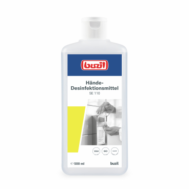Buzil Händedesinfektion SE 110, gebrauchsfertig 0,5 Liter - Euroflasche - Bild-Darstellung des Produktes 1