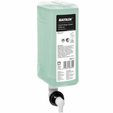 KATRIN Flüssigseife Green, mit Duft, 1000 ml 1 Karton = 6 Patronen à 1000 ml - Bild-Darstellung des Produktes 1