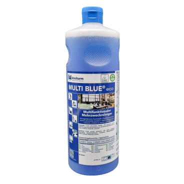 Dreiturm MULTI BLUE® eco Universalreiniger, Mehrzweckreiniger 1 Liter - Flasche - Bild-Darstellung des Produktes 1