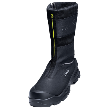 uvex 3 Winterstiefel mit Reißverschluss S3L, Weite 11, schwarz 1 Paar, Größe 43 - Bild-Darstellung des Produktes 1