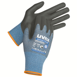 UVEX Arbeitsschutz GmbH uvex phynomic C XG ESD Schnittschutzhandschuh, touchscreenfähig, Atmungsaktiver Schutzhandschuh mit hervorragendem Tast- und Fingerspitzengefühl, 1 Packung = 10 Paar, Größe 8 6004808