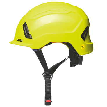uvex pronamic alpine E Mips hi-viz Schutzhelm, mit kurzem Schirm Farbe: gelb, Einstellbereich: 51 - 63 cm - Bild-Darstellung des Produktes 1