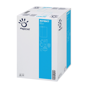 Papernet Liegenabdeckung, 2-lagig, 50 m, weiß 1 Karton = 9 Rollen à 143 Blatt, Maße (L x B): 35 x 59 cm - Bild-Darstellung des Produktes 1
