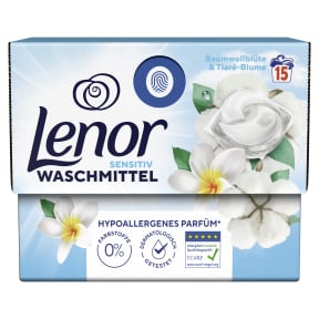Lenor All in 1 PODS Sensitiv Universalwaschmittel 1 Packung = 15 Pods 24,2 g Lenor All in 1 PODS Sensitiv Universalwaschmittel 1 Packung = 15 Pods 24,2 g