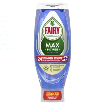 FAIRY Max Power Spülmittel , Antibakteriell 1 Karton = 8 Flaschen à 545 ml - Bild-Darstellung des Produktes 1