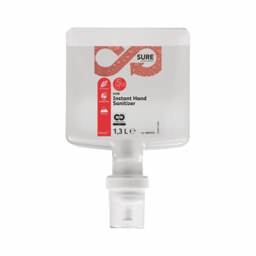 SURE Instant Hand Sanitizer Händedesinfektion 1,3 Liter - Kartusche - Bild-Darstellung des Produktes 1