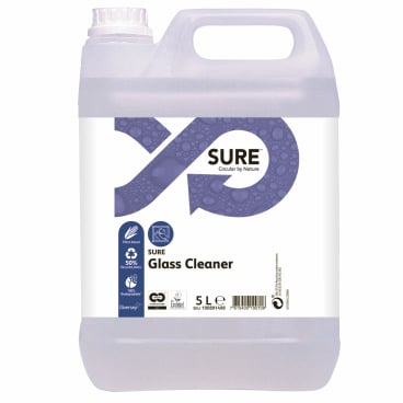 SURE Glass Cleaner Öko-Glasreiniger 1 Karton = 2 x 5 l - Kanister - Bild-Darstellung des Produktes 1