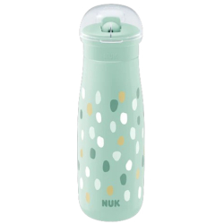 NUK Mini-Me Flip Cup Trinkflasche, 450 ml, Trinkfläschchen für Kinder ab 12 Monate, Farbe nicht frei wählbar, 1 Stück 10255690