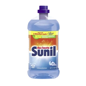 Sunil Vollwaschmittel 22 Wäschen, flüssig 1,1 Liter - Flasche - Bild-Darstellung des Produktes 1