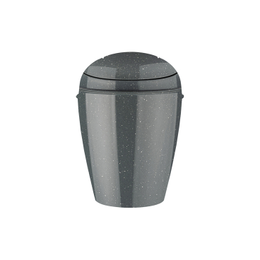 Koziol DEL XS Schwingdeckeleimer 2 Liter Farbe: grau - Bild-Darstellung des Produktes 1