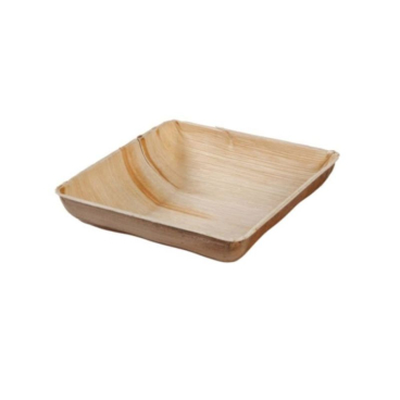 Greenbox Palmware® Schalen stapelbar, quadratisch 1 Karton = 12 Packungen à 25 Stück, Fassungsvermögen: 600 ml - Bild-Darstellung des Produktes 1