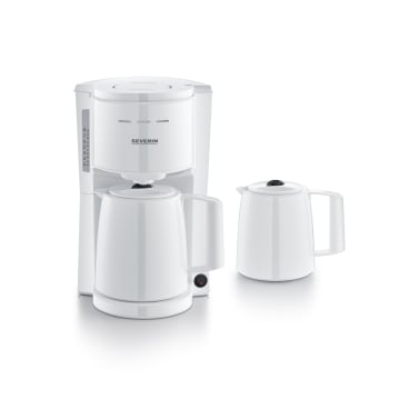 SEVERIN Filterkaffeemaschine, mit 2 Thermoskannen Farbe: weiß - Bild-Darstellung des Produktes 1