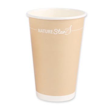 NATURESTAR Bio Kaffeebecher Only Paper, Ø 9 cm 1 Packung = 50 Stück, 250 ml - Bild-Darstellung des Produktes 1