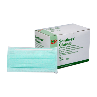 Sentinex® Classic OP Maske, unsteril, grün 1 Packung = 50 Stück - Bild-Darstellung des Produktes 1