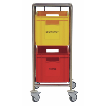 novocal Wertstoffsammler 2 Kästen, Kastengröße 300 x 400 x 270 mm - Bild-Darstellung des Produktes 1