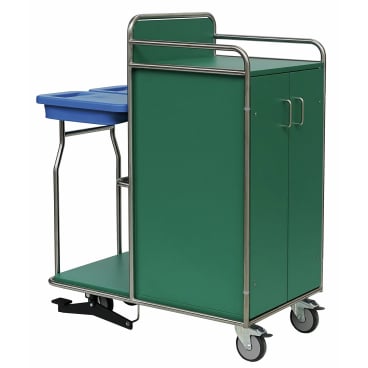 novocal Stationswagen SW 700 inkl. Hohem Frischwäscheschrank integrierter Zweifach-Sammler - Bild-Darstellung des Produktes 1