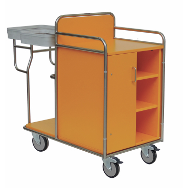 novocal Stationswagen SW 600 inkl. Frischwäscheschrank integrierter Dreifach-Sammler - Bild-Darstellung des Produktes 1