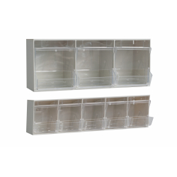 novocal GmbH novocal Schütten, zur Montage an Euroschienen, 3er Schütten FIFO Schütte-3FIFO