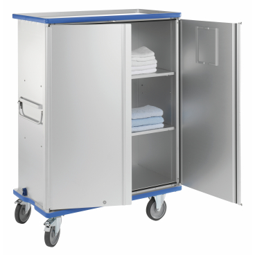 novocal Schrankwagen Aluminium, eloxiert GS 250, 3-Fächer, 250 Kg Fassungsvermögen - Bild-Darstellung des Produktes 1