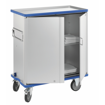 novocal Schrankwagen Aluminium, eloxiert GS 150, 3-Fächer, 150 Kg Fassungsvermögen - Bild-Darstellung des Produktes 1