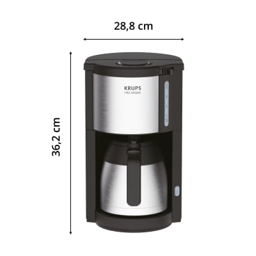 KRUPS ProAroma Thermo Filterkaffeemaschine, 15 Tassen – 1 Stück