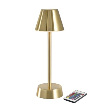 DUNI LED Lampe Zelda, kabellos, 32 x Ø 10,3 cm 1 Karton = 6 Stück, Farbe: brass - Bild-Darstellung des Produktes 1