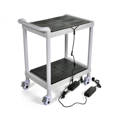 DUNI LED Ladestation für 24 Lampen, 45 x 65 x 90 cm, grau 1 Karton = 1 Stück - Bild-Darstellung des Produktes 1