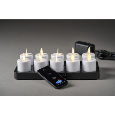 Duni Led DUNI LED Set Moving Flame, inkl. Fernbedienung, 10er Set 1 Karton = 1 ...