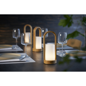 DUNI LED Kerzenhalter Easy Bambus, 240 x  100 mm 1 Karton = 4 Stck kaufen