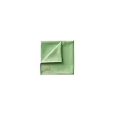 3M™ Scotch-Brite™ 2011 Hochleistungs-Mikrofasertuch, streifenfrei 1 Karton = 8 Packungen à 50 Tücher, Farbe: grün - Bild-Darstellung des Produktes 1