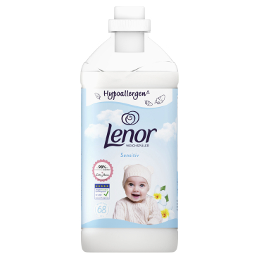 Lenor Weichspüler Sensitiv 1,7 Liter - Flasche, für ca. 68 Waschladungen - Bild-Darstellung des Produktes 1
