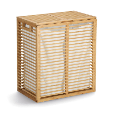 Zeller Wäschesammler, Bambus Maße (L x B x H): 33 x 53,5 x 61 cm - Bild-Darstellung des Produktes 1