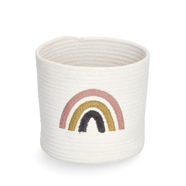 Zeller Aufbewahrungskorb Rainbow, Baumwolle Maße (L x B x H): 25 x 25 x 22 cm - Bild-Darstellung des Produktes 1