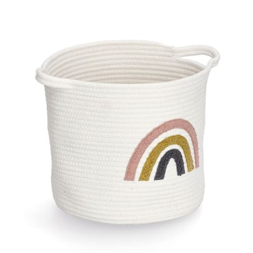 Zeller Aufbewahrungskorb Rainbow, Baumwolle Maße (L x B x H): 32 x 32 x 28 cm - Bild-Darstellung des Produktes 1