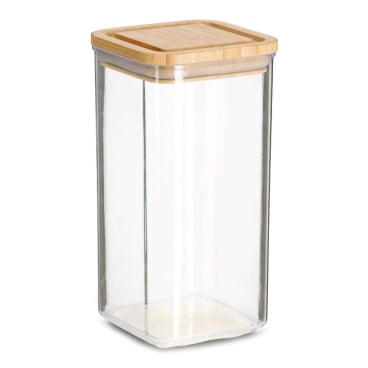 Zeller Vorratsdose mit Bambusdeckel, Kunststoff Fassungsvermögen: 1200 ml - Bild-Darstellung des Produktes 1