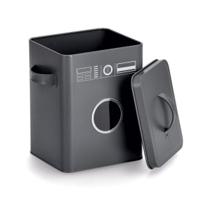 Zeller Waschpulver-Box, Metall Farbe: grau kaufen