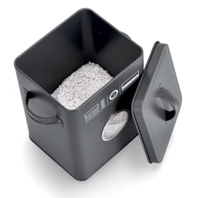 Zeller Waschpulver-Box, Metall Farbe: grau kaufen