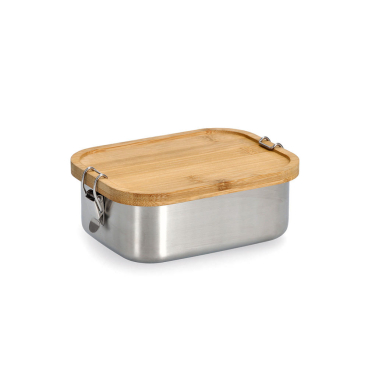 BAFOVY Edelstahl-Lunchbox Mit 1100 Ml Fassungsvermögen – Doppellagig, 3-Fach-Fach, Inkl. Suppenschüssel & Besteck
