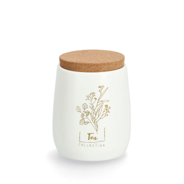 Zeller Vorratsdose mit Korkdeckel, 750 ml Motiv: Tea - Bild-Darstellung des Produktes 1