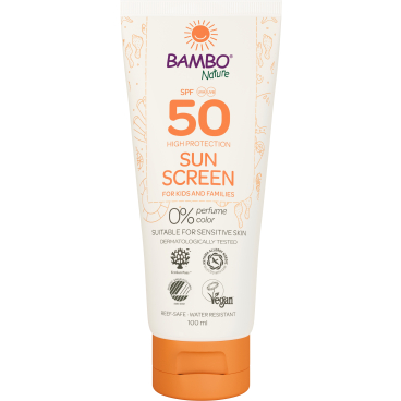 Bamboo® Nature Sonnencreme LSF 50, 23 % Lipide 1 Karton = 6 Tuben à 100 ml - Bild-Darstellung des Produktes 1
