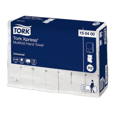 Tork Xpress® Multifold Papierhandtücher, H2, 24 x 21,3 cm 1 Karton = 21 Packungen à 190 Tücher - Bild-Darstellung des Produktes 1