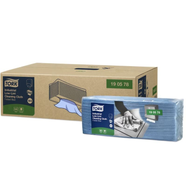 Tork Industrie Reinigungstücher, W4, 39 x 32,4 cm, 1-lagig 1 Karton = 5 Packungen à 80 Tücher - Bild-Darstellung des Produktes 1