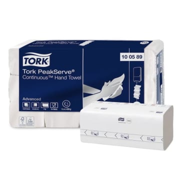Tork PeakServe® Endlos™ Handtuchpapier, H5, 22 x 20,1 cm, 1-lagig 1 Karton = 12 Packungen à 270 Tücher - Bild-Darstellung des Produktes 1