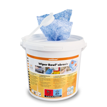 zetClean Wiper Bowl feuchte Reinigungstücher abrasiv 1 Karton = 6 Eimer à 72 Tücher - Bild-Darstellung des Produktes 1