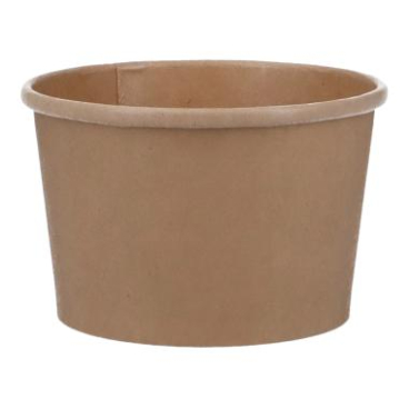 Verive Suppenbecher Pappe, braun, Ø 9,6 cm, 200 ml 1 Packung = 25 Stück - Bild-Darstellung des Produktes 1