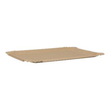 Verive Pappteller eckig, braun, 16 x 20 cm 1 Packung = 250 Stück - Bild-Darstellung des Produktes 1
