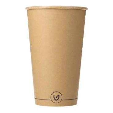 Verive Kaffeebecher Pappe, Ø 9 cm, 400 ml 1 Karton = 20 Packungen à 50 Stück - Bild-Darstellung des Produktes 1