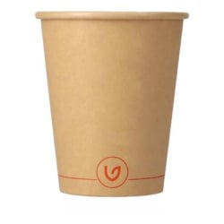 Pappbecher 200ml / 8 Oz - 200 Stk. Ohne Deckel - Hellbraun Pappbecher 200ml / 8 Oz - 200 Stk. Ohne Deckel - Hellbraun