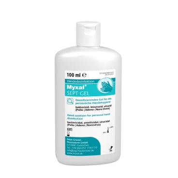 MYXAL® SEPT GEL Händedesinfektion 100 ml - Flasche - Bild-Darstellung des Produktes 1