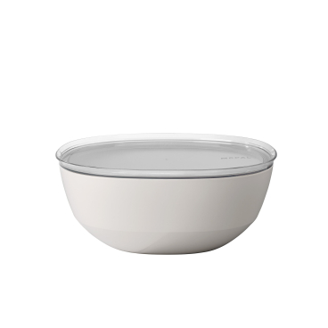 Mepal Silueta Schale mit Deckel, 5 Liter, stoßfest und stapelbar Farbe: nordic white - Bild-Darstellung des Produktes 1